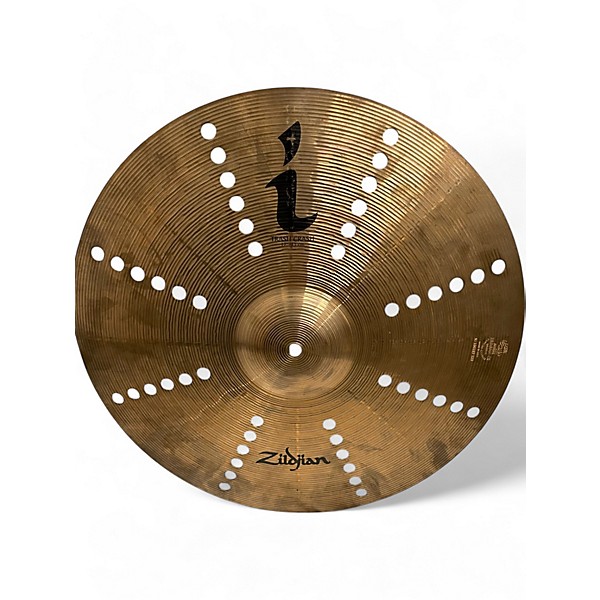 Used Zildjian 17in i trash crash Cymbal