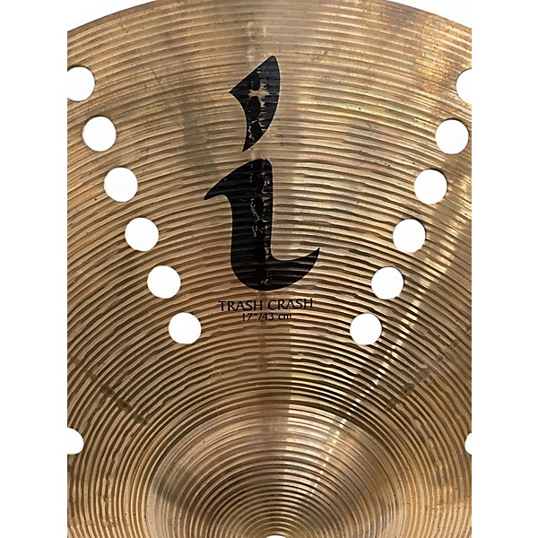 Used Zildjian 17in i trash crash Cymbal