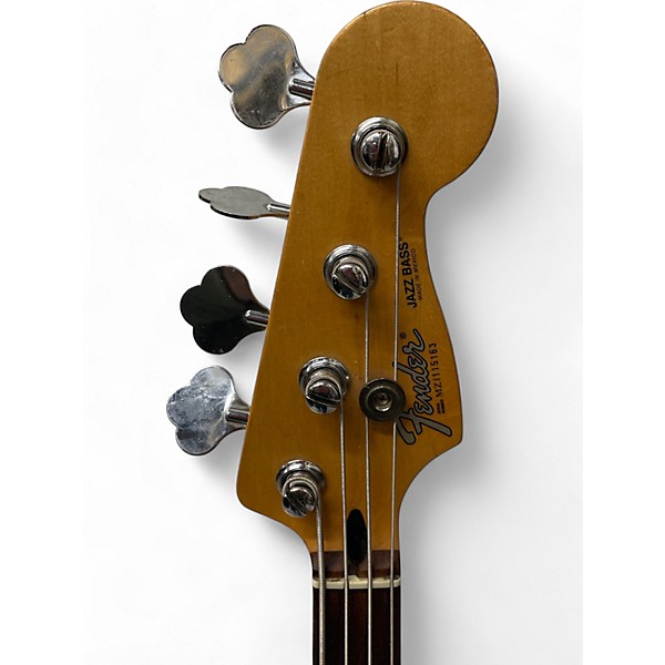 Used Fender Standard Jazz Bass Black Electric Bass Guitar