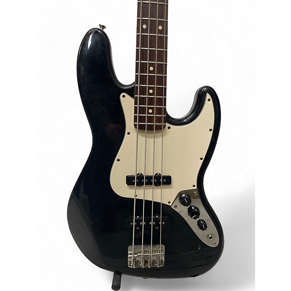 Used Fender Standard Jazz Bass Black Electric Bass Guitar
