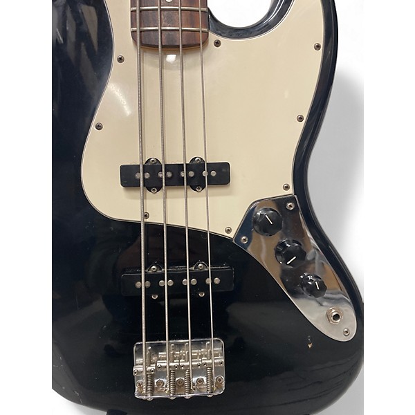 Used Fender Standard Jazz Bass Black Electric Bass Guitar
