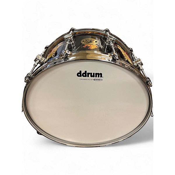 Used ddrum Used ddrum 14X8 Vinnie Paul Signature Snare Yellow Tiger Drum