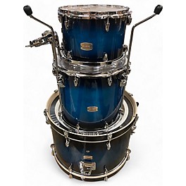 Used Yamaha 3 Piece Stage Custom Blue to Black Fade Drum Kit