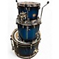 Used Yamaha 3 Piece Stage Custom Blue to Black Fade Drum Kit