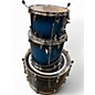 Used Yamaha 3 Piece Stage Custom Blue to Black Fade Drum Kit