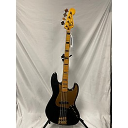 Used Squier Used Squier Contemporary Jazz Bass Black And Gold Electric Bass Guitar