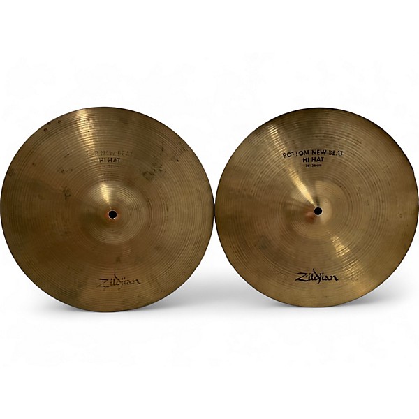 Used Zildjian Used Zildjian 14in New Beat Hi Hat Pair Cymbal