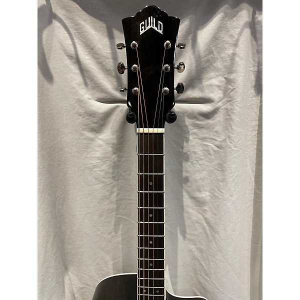 Used Guild Used Guild OM-260CE Black Acoustic Electric Guitar