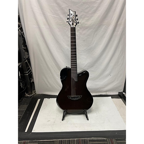 Used Emerald Guitars Used 2024 Emerald Guitars X20 Carbon Fiber Vibrant Weave Acoustic Electric Guitar