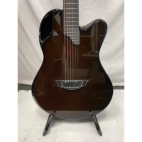 Used Emerald Guitars Used 2024 Emerald Guitars X20 Carbon Fiber Vibrant Weave Acoustic Electric Guitar