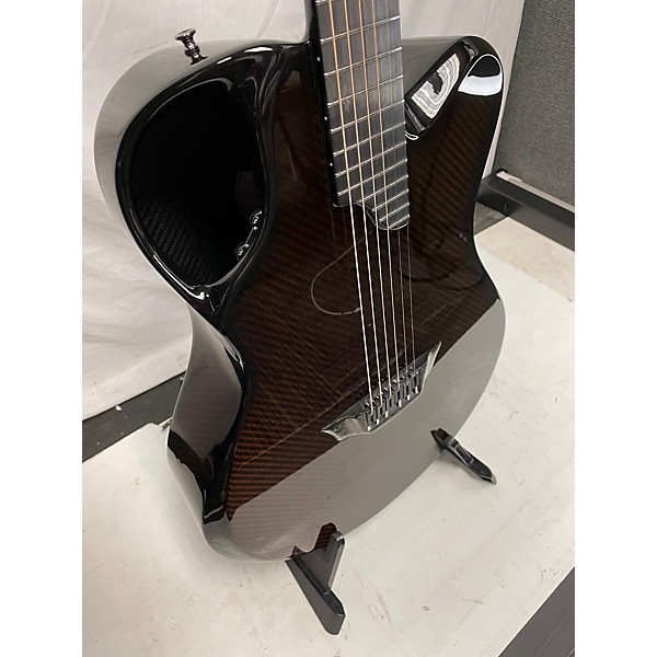 Used Emerald Guitars Used 2024 Emerald Guitars X20 Carbon Fiber Vibrant Weave Acoustic Electric Guitar