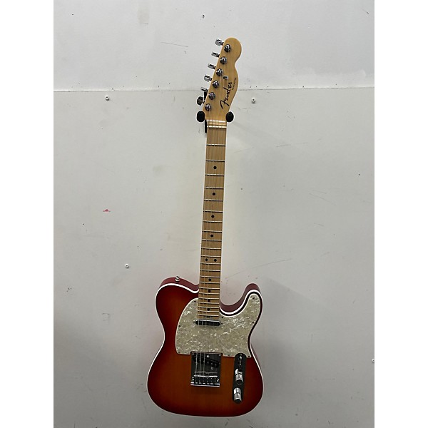 Used Fender American Elite Telecaster Aged Cherry Burst Solid Body Electric Guitar