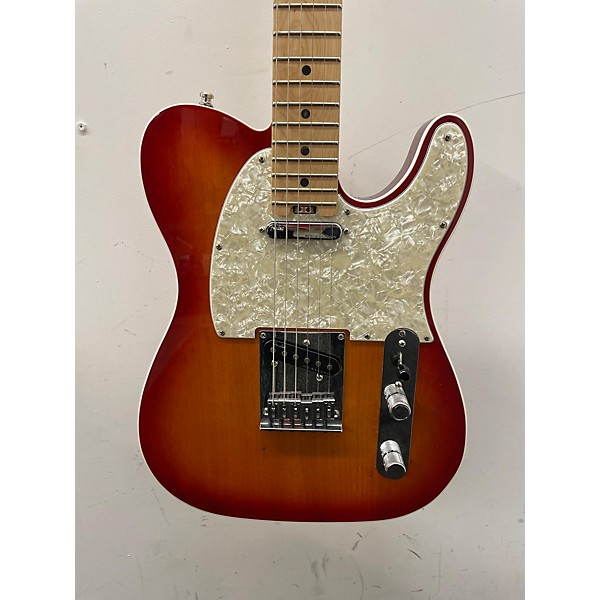 Used Fender American Elite Telecaster Aged Cherry Burst Solid Body Electric Guitar