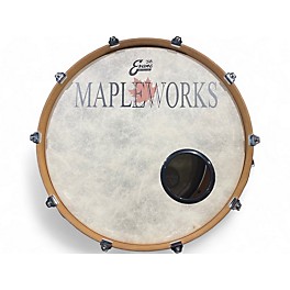 Used Genelec Used Mapleworks 3 piece Custom Shell Pack Pink Limestone Drum Kit