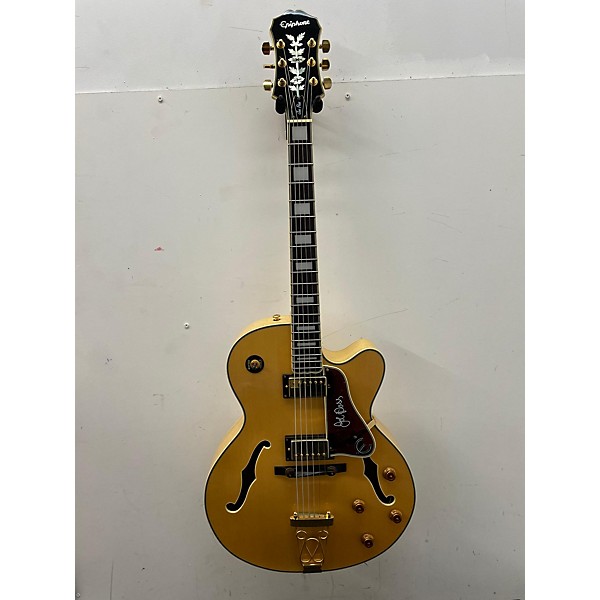 Used Epiphone Used Epiphone Joe Pass Emperor Natural Hollow Body Electric Guitar