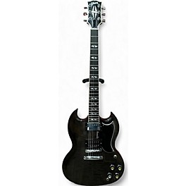Used 2006 Gibson SG Supreme Trans Black Solid Body Electric Guitar