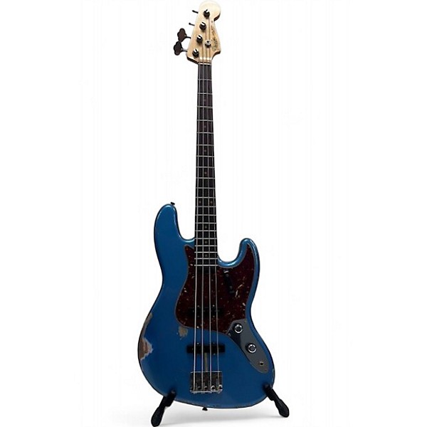 Used Fender Used 2021 Fender 1960 Jazz Bass Relic Limited Lake Placid Blue Electric Bass Guitar