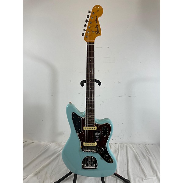 Used Fender Used Fender American Original 60s Jaguar Daphne Blue Solid Body Electric Guitar