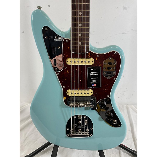 Used Fender Used Fender American Original 60s Jaguar Daphne Blue Solid Body Electric Guitar