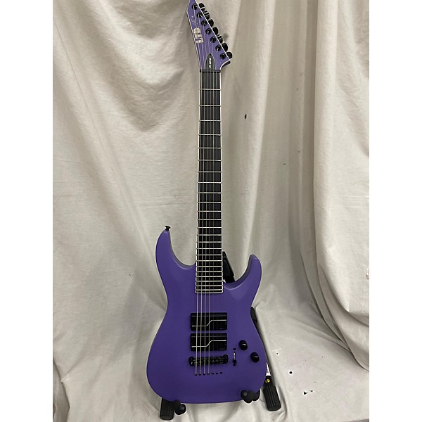 Used ESP Used ESP LTD SC607B 7 String Baritone Purple Solid Body Electric Guitar