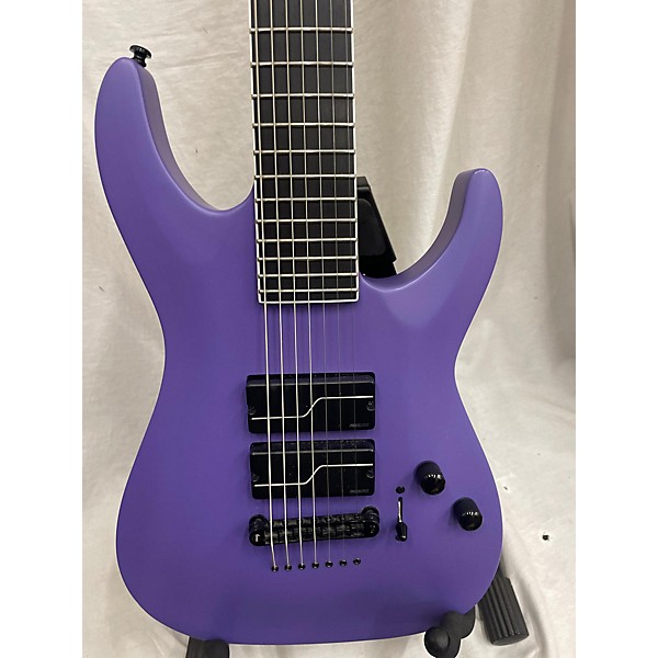 Used ESP Used ESP LTD SC607B 7 String Baritone Purple Solid Body Electric Guitar