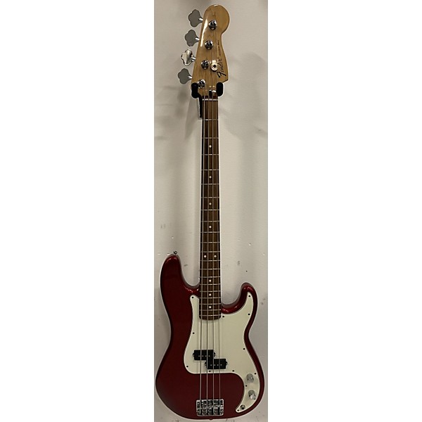 Used Fender Used Fender Standard Precision Bass Candy Apple Red Electric Bass Guitar