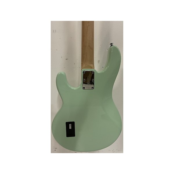 Used Sterling by Music Man Used Sterling By Music Man Stingray Surf Green Electric Bass Guitar