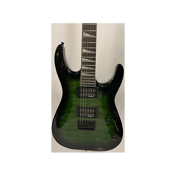 Used Jackson Used Jackson JS32Q Trans Green Solid Body Electric Guitar