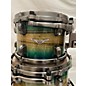 Used TAMA Used 2017 TAMA 4 piece Starclassic Maple Exotix Emerald Pacific Walnut Burst Drum Kit