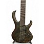 Used Ibanez Used Ibanez BTB805 Spalted Maple Trans Gray Electric Bass Guitar