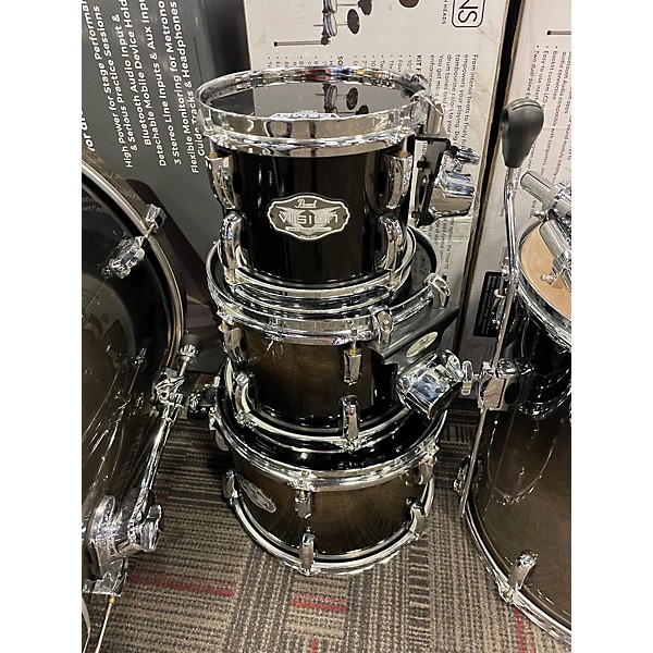 Used Pearl Used Pearl 5 piece Vision Midnight Fade Midnight Fade Drum Kit