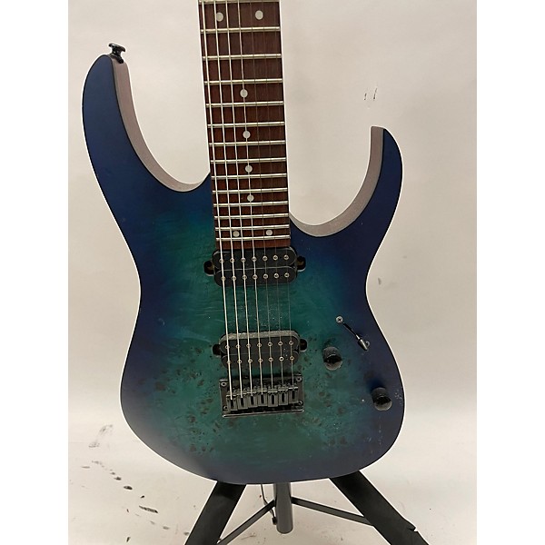 Used Ibanez Used Ibanez RG7421 RG Series Blue Solid Body Electric Guitar