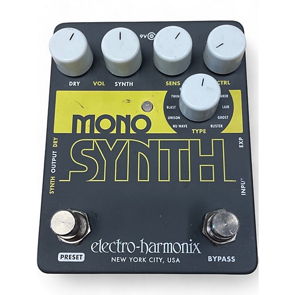 Used Electro-Harmonix Guitar Mono Synth Effect Pedal