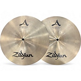 Used Zildjian Used Zildjian New Beat Hi Hat Pair Cymbal