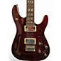 Used Schecter Guitar Research Used Schecter Guitar Research C/SH-12 Trans Red Hollow Body Electric Guitar