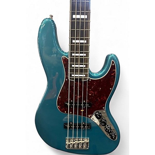 Used Fender Used Fender American Ultra Jazz Bass V Lake Placid Blue