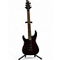 Used Schecter Guitar Research Omen Floyd Rose Left Handed Trans Red Electric Guitar thumbnail