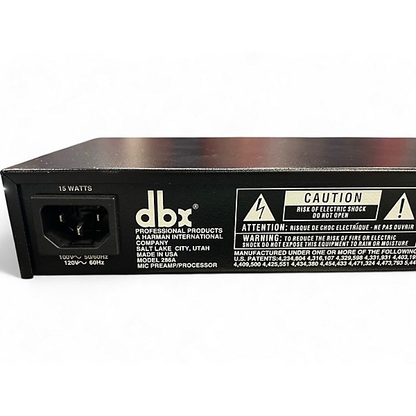 Used dbx 286A Microphone Preamp