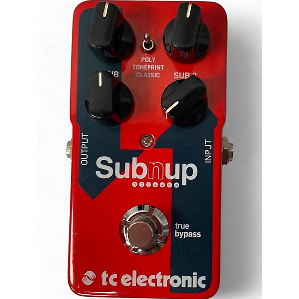 Used TC Electronic Sub N Up Octaver Effect Pedal