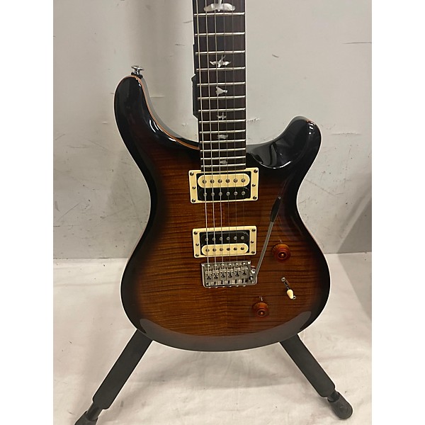 Used PRS Used PRS CM25 SE Custom 24 Black Gold Burst Solid Body Electric Guitar