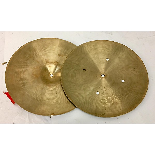 Used Zildjian Used Zildjian 15in Quick Beat Hi Hat Pair Cymbal