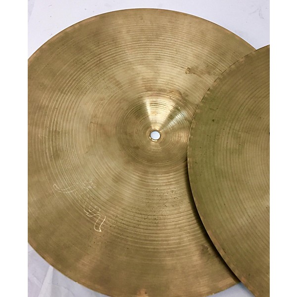 Used Zildjian Used Zildjian 15in Quick Beat Hi Hat Pair Cymbal