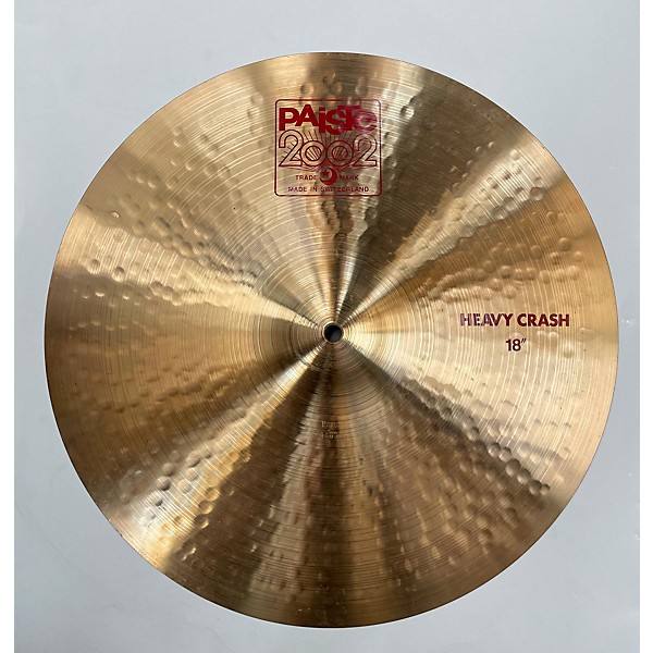 Used Paiste Used Paiste 18in 2002 Crash Cymbal