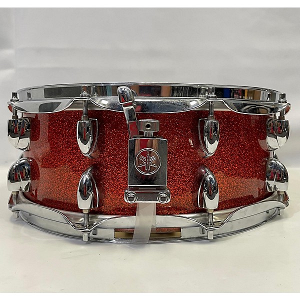 Used Yamaha Used Yamaha 5.5X14 FIVE STAR OAK CUSTOM Drum HABANERO SPARKLE