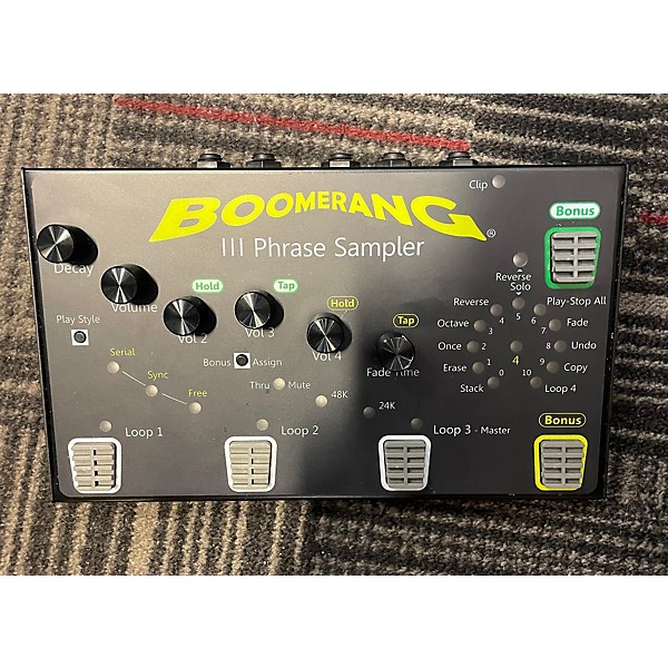 Used Boomerang III Phrase Sampler Pedal