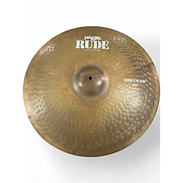 Used Paiste Used Paiste 20in Rude Classic Crash Ride Cymbal