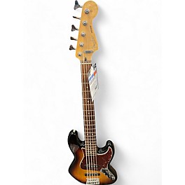 Used Fender Used Fender Deluxe Active Jazz Bass V 5 String 3 Color Sunburst Electric Bass Guitar