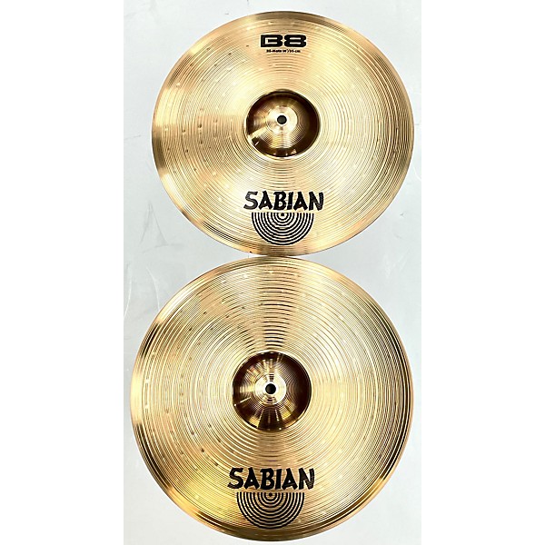 Used SABIAN Used SABIAN 14in B8 Hi Hat Pair Cymbal