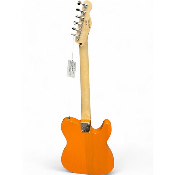 Used Squier Used Squier TELECASTER Metallic Orange Solid Body Electric Guitar