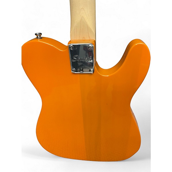 Used Squier Used Squier TELECASTER Metallic Orange Solid Body Electric Guitar